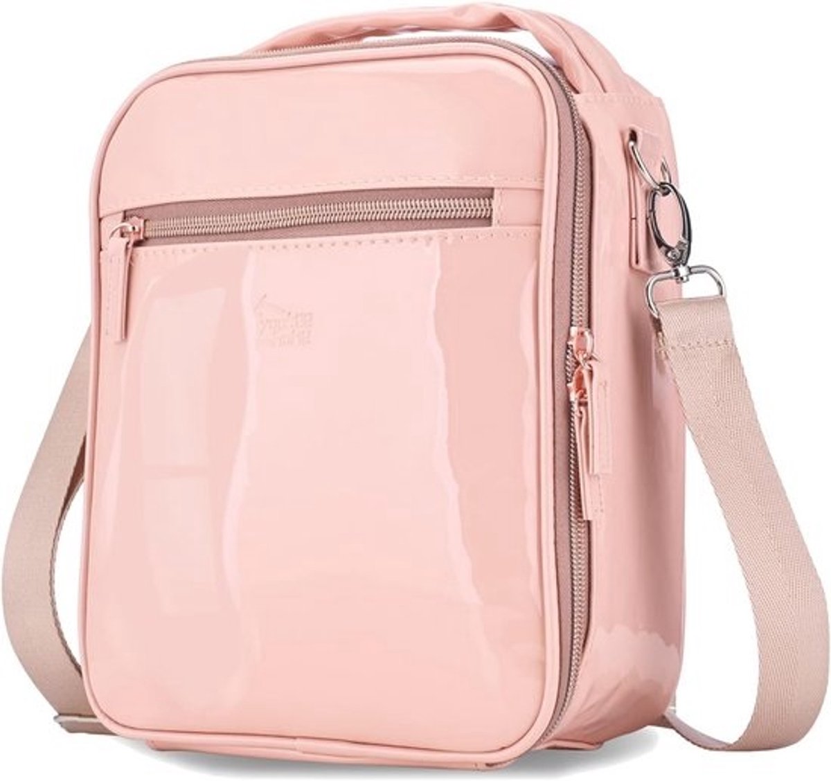 Geïsoleerde lunchbox roze waterdicht voor school en onderweg