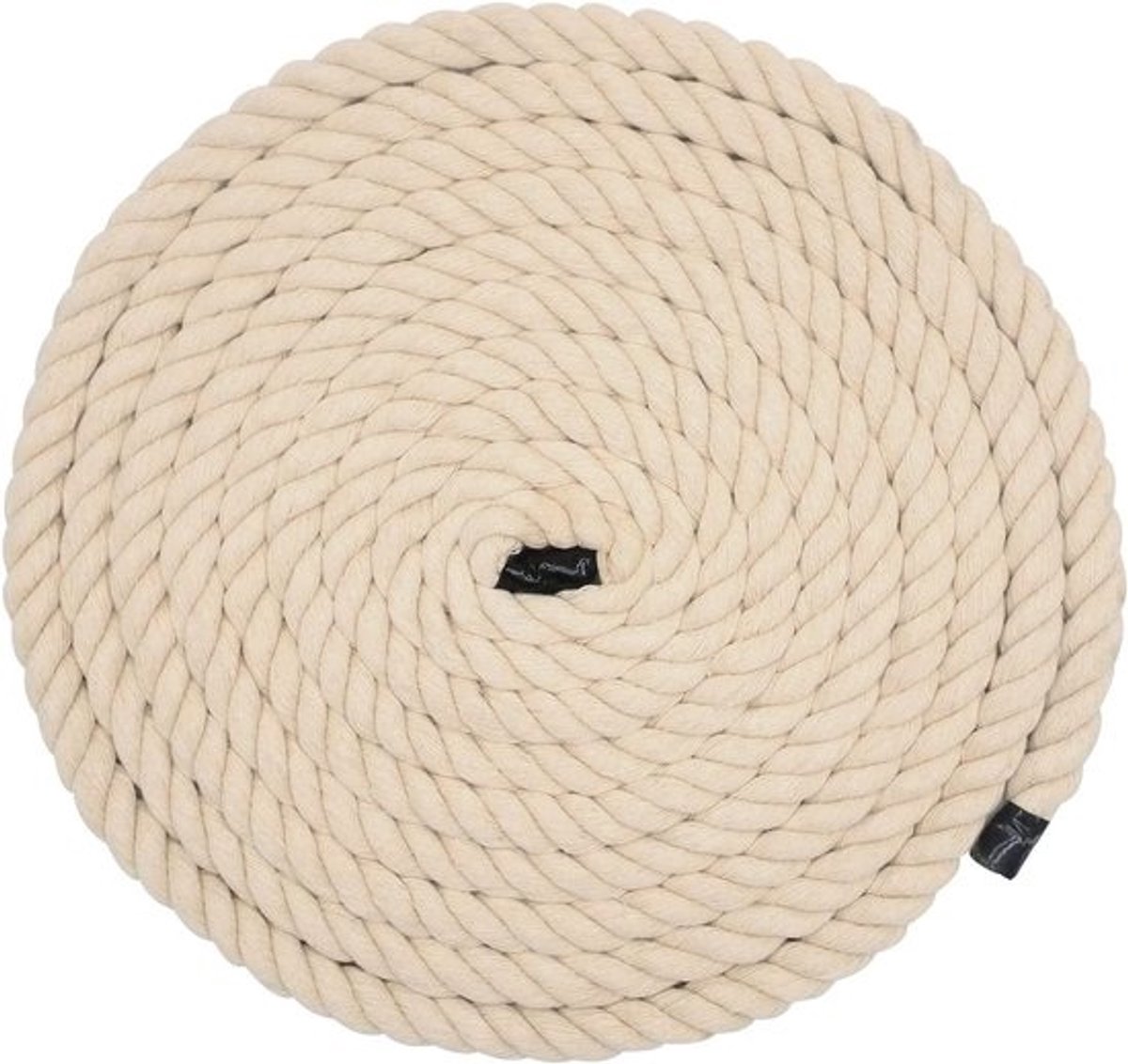 Katoenen Touw - Macrame Touw - Muur Opknoping - Zacht en Dik - 8mmx5m - Wit
