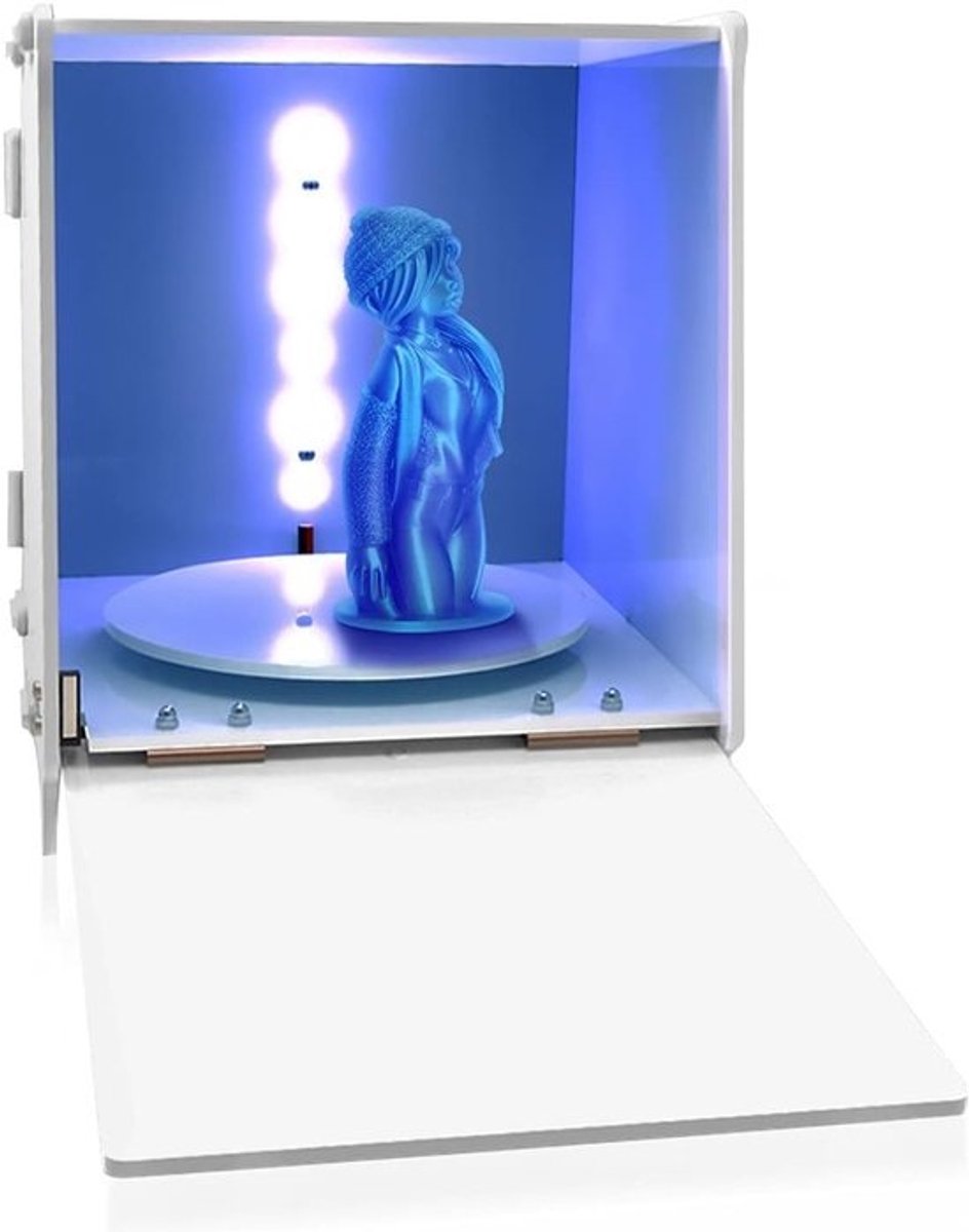 Hars Uithardingsbox met 360° Draaibare Plaat voor UV-hars (405nm)