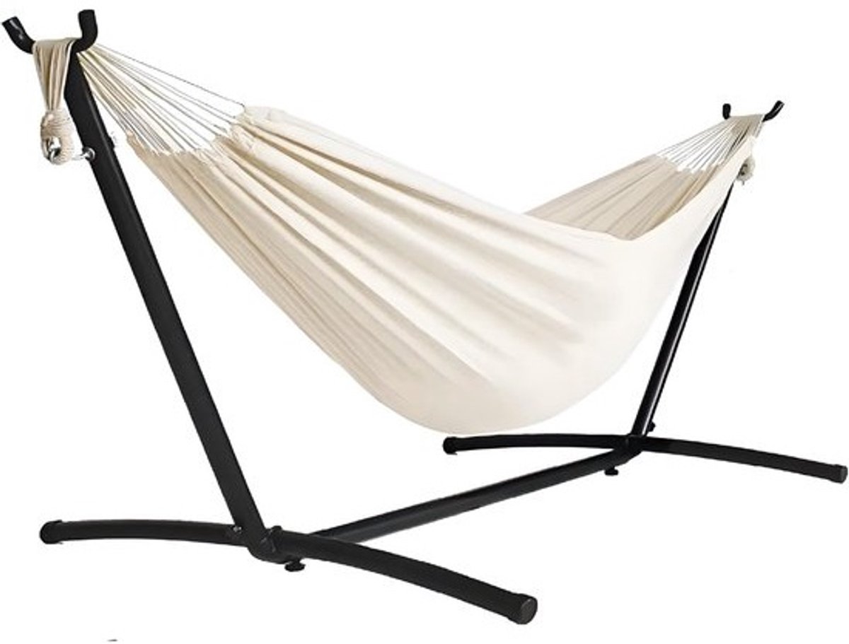 Hangmat voor 2 Personen met Standaard - Weerbestendig en Ruim - 292cm x 109cm