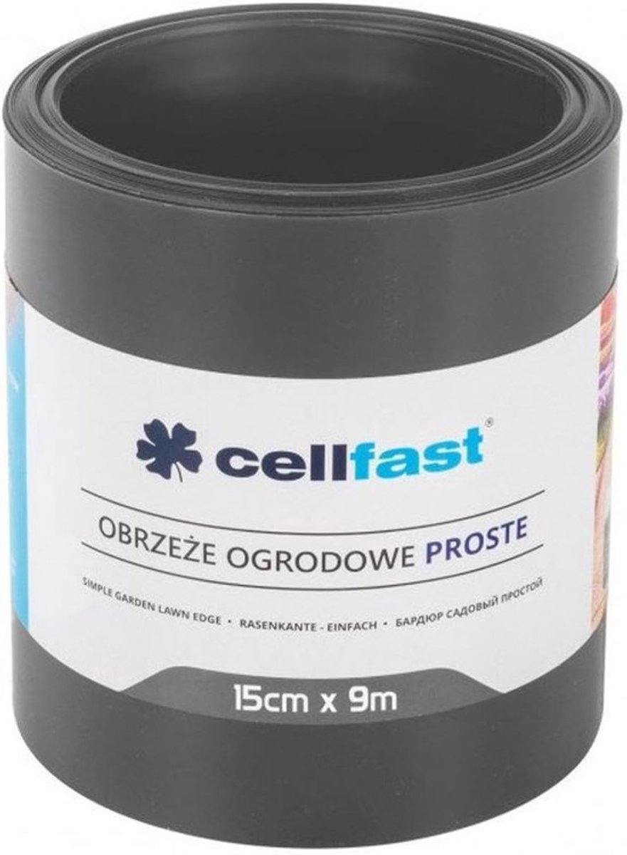 Gazonrand Kunststof - Maairand en Wortelblokkering voor Tuinen 15 cm x 9 m