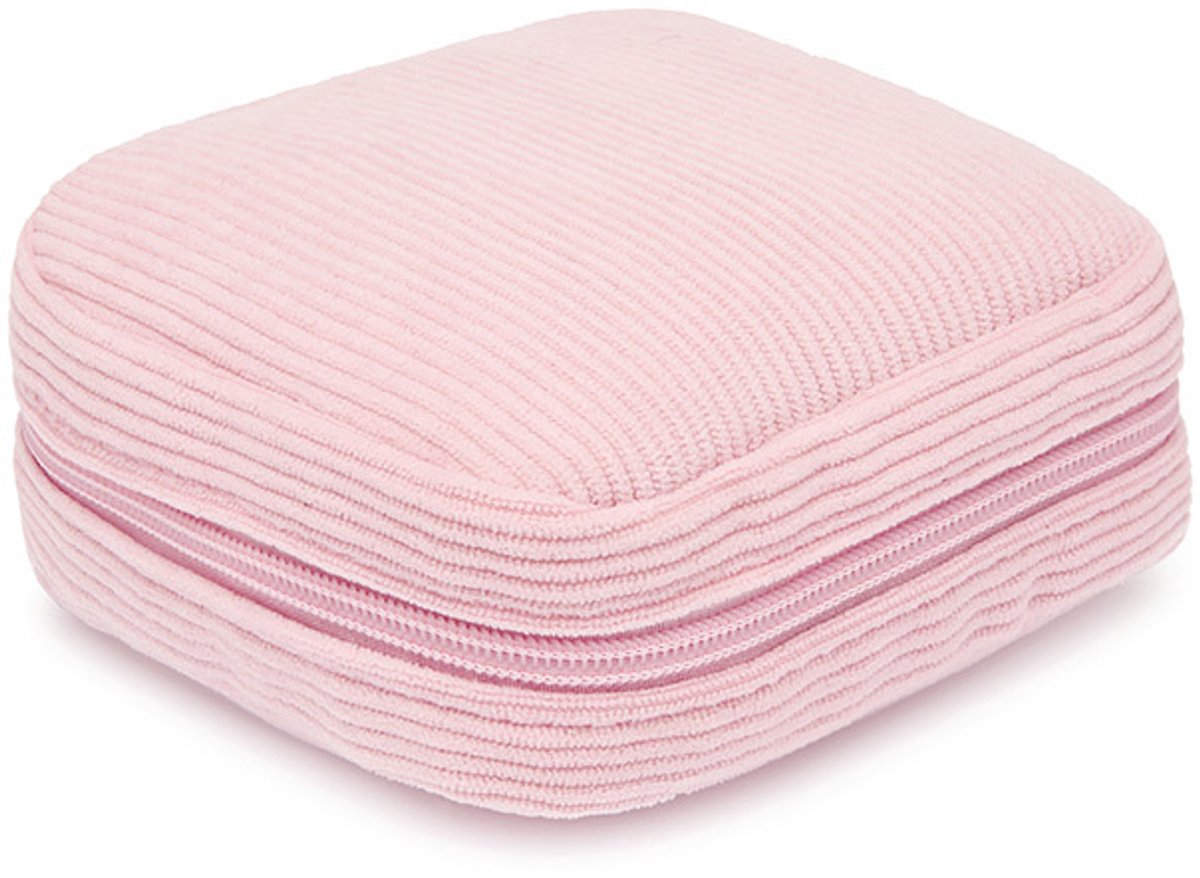 Maandverband Etui Tasje - Menstruatie zakjes -Opbergzak -tampons, menstruatiecup - 14×14×5cm - Roze