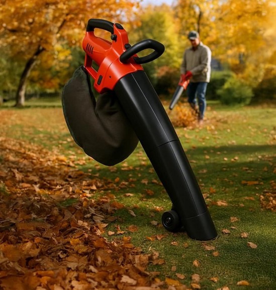 Universele Opvangzak Bladblazer en Zuiger - 40 Liter Reservezak met Ritssluiting