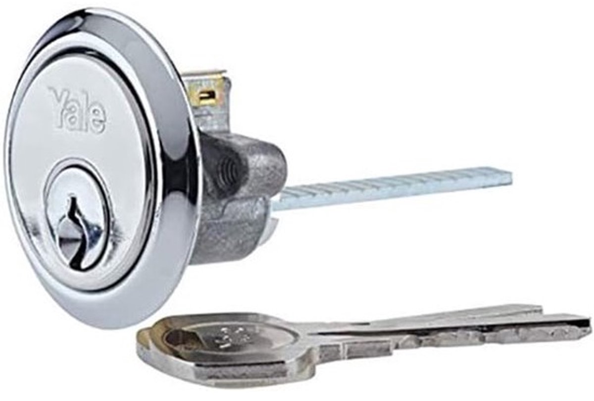 Vervangende Slotcilinder - Velgcilinder Deurslot - Deur Beveiligen - Hoge Veiligheid Goedgekeurd - 38-57 mm Deurdikte - Chroom
