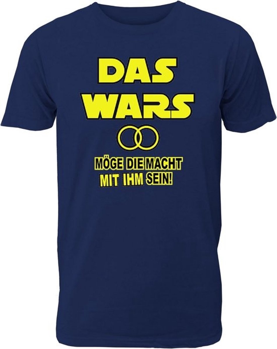 T-shirt Vrijgezellenfeest Man - 'Das Wars' Thema - Cadeau voor Toekomstige Bruidegom