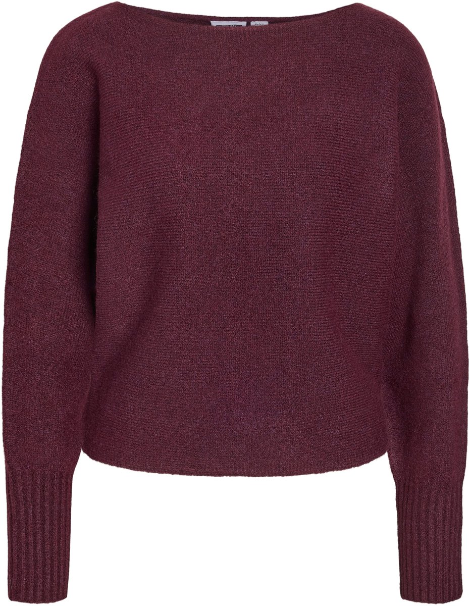 Noisy may T-shirt Nmsloan L/s Boatneck Knit 27038036 Fig Dames Maat - M