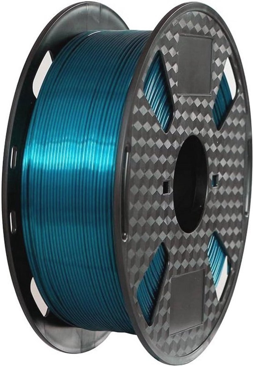 Teal Blauw Zijde PLA Filament 1.75 mm voor 3D Printen - 1KG Spoel
