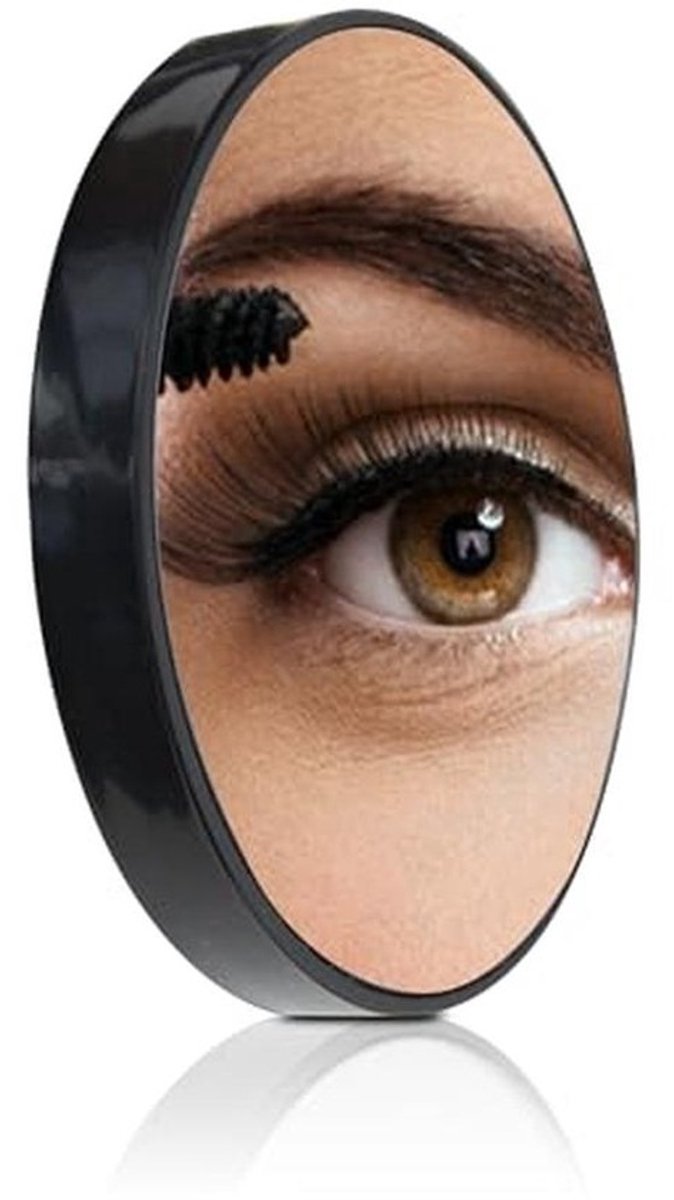 Vergrotende make-up spiegel met verlichting en zuignappen