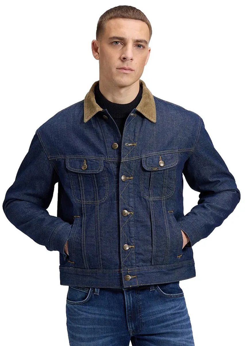 Lee Storm Rider Relaxed Fit Spijkerjas Blauw M Man