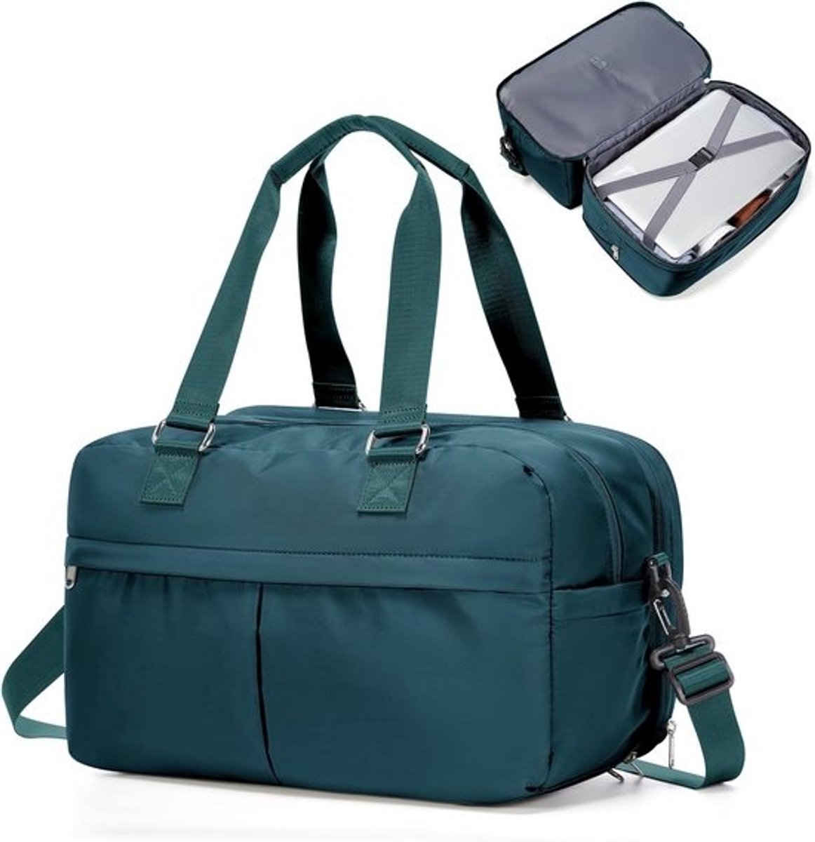 Reis- en Overnachtingstas Geschikt voor Handbagage Cabineformaat 40x20x25 cm