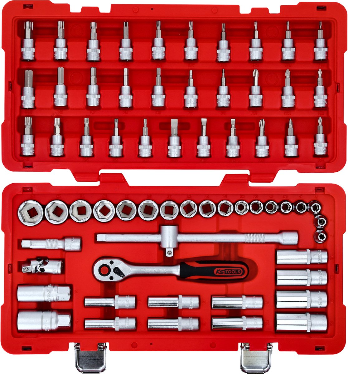 KS TOOLS 3/8" Dopmoersleutelset 66-delig - 951.0666