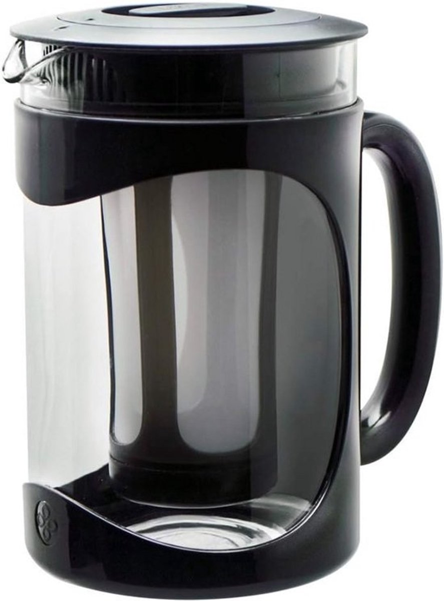 Deluxe Cold Brew Iced Coffee Maker - Comfort Grip, Durable Glass, 6 Cups, Dishwasher Safe
