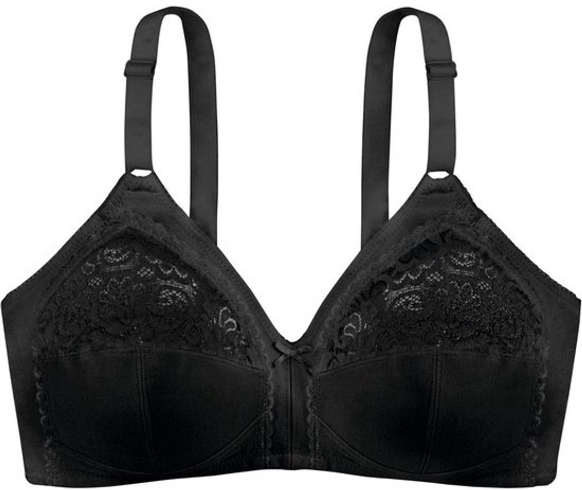 Gevoerde Dames Bralette met Kanten Cups en Verstelbare Bandjes