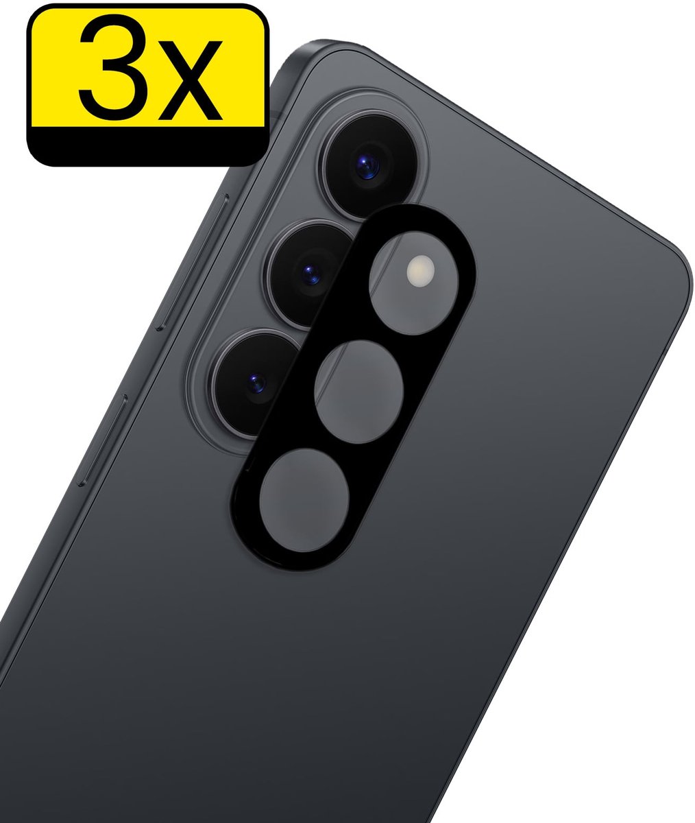 Camera Lens Protector - Geschikt voor Samsung Galaxy S26 FE - 3 Stuks - Camera Screenprotector - Beschermglas - Gehard Glas - Tempered Glass - Screen Protector