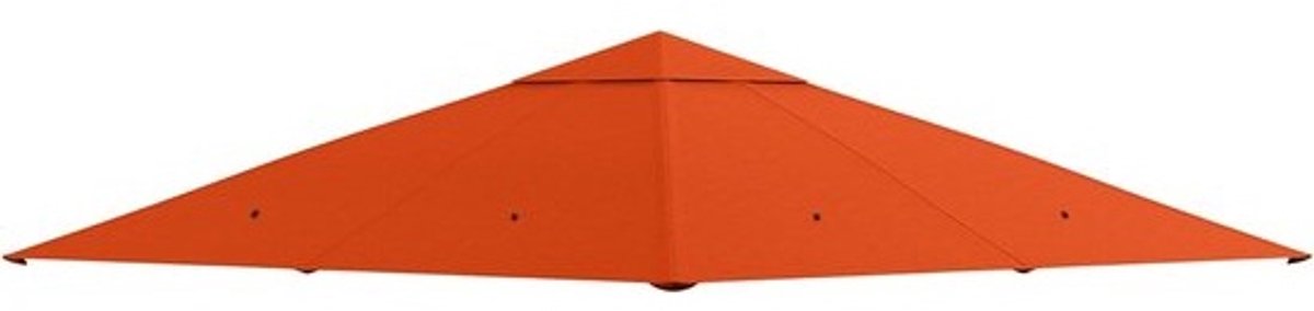 Partytentdak Vervangend - Tentdak Afdekking - Feestelijke Bijeenkomsten - Waterafstotend UV-bescherming - 3 x 3 Meter - Oranje