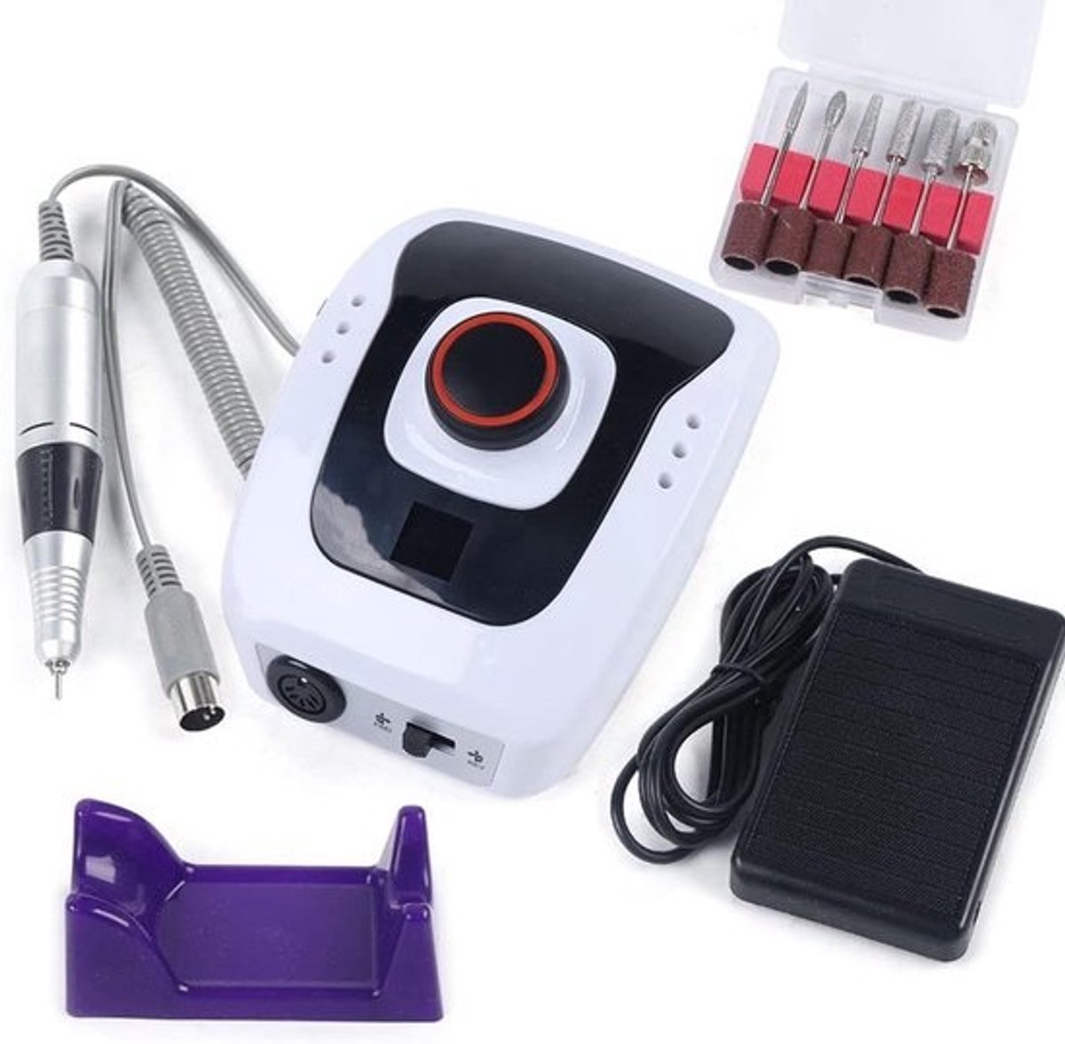 Elektrische Nagelfrees - Nagelpolijstmachine Boor - Manicure Pedicure Salon - 35000 RPM Instelbaar - Compact Ontwerp