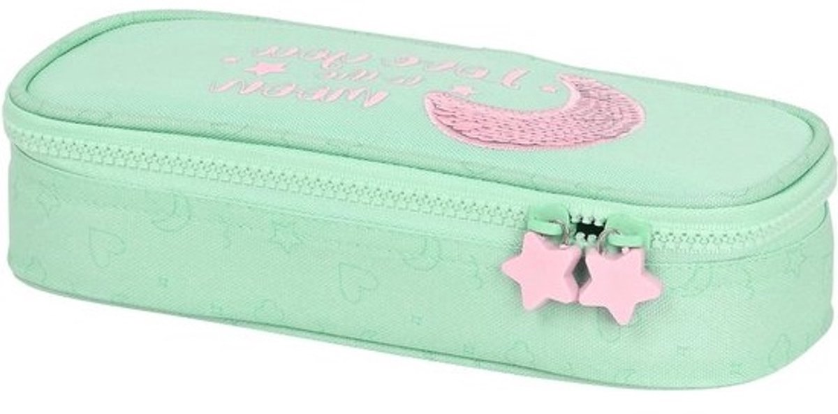 Pennenetui Kinderen - Etui School - Schoolbenodigdheden Organiseren - Gerecyclede Stof - 22 x 8 x 5 cm - Groen