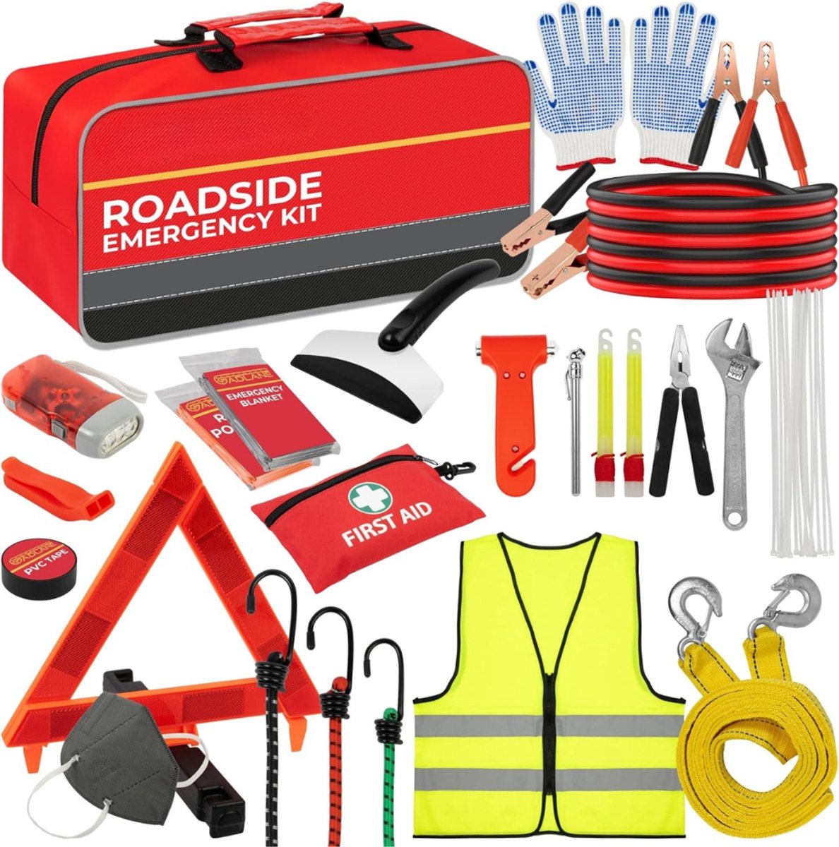 DailySupplies® Gevarendriehoek – Auto Veiligheidsset – Auto Accessoires