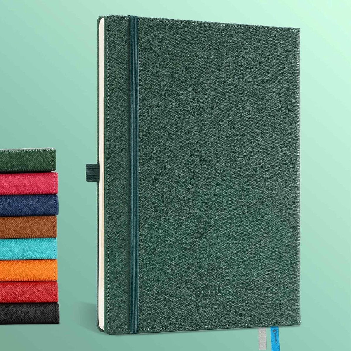 Weekagenda 2026 - Boekagenda Planner - Jaar Overzicht - Ruim Schrijfoppervlak - A4 formaat - Groen