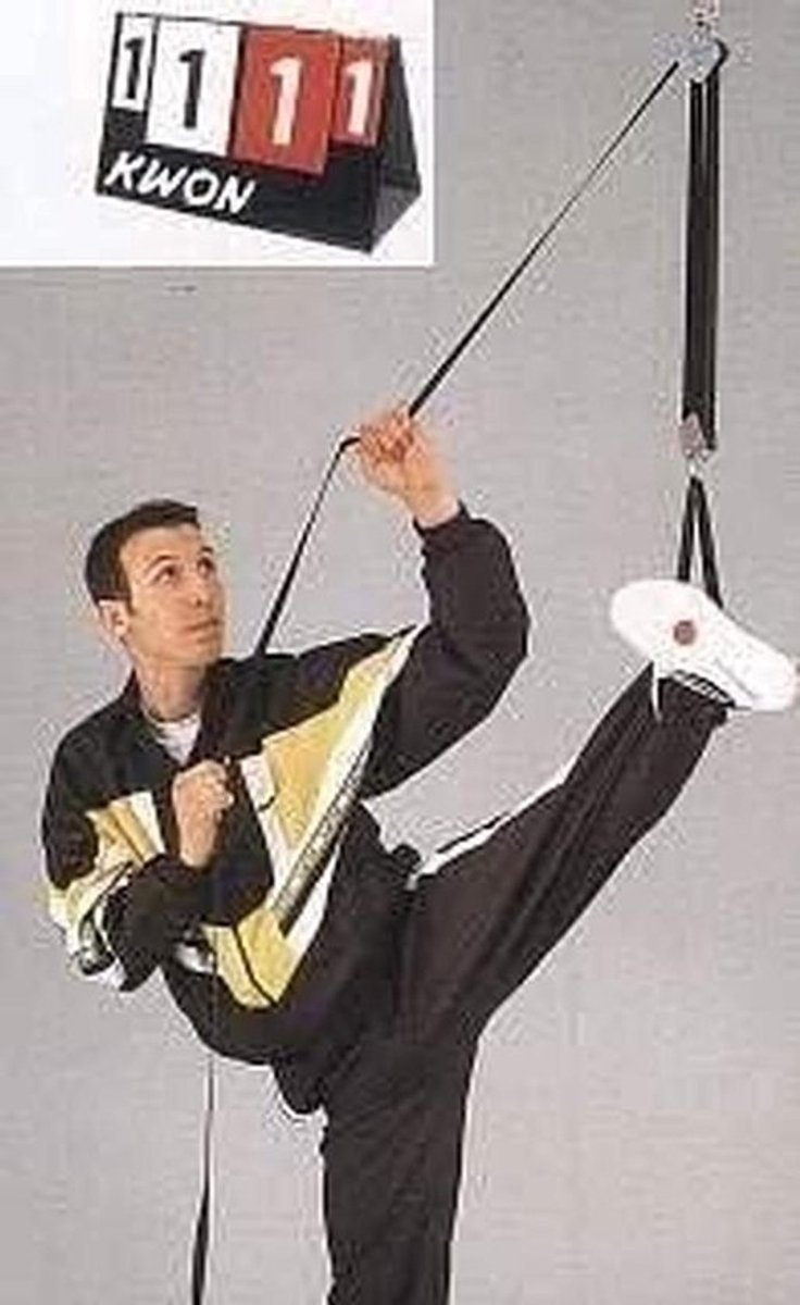 Beenstrekker - Flexibele Trainer - Martial Arts - Katrol Systeem - Verstelbaar - Nylon