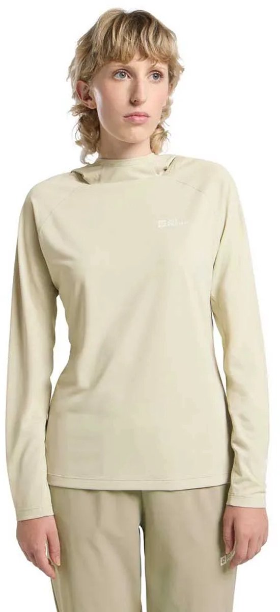 Jack Wolfskin Prelight Swift Hoodie Beige S Vrouw