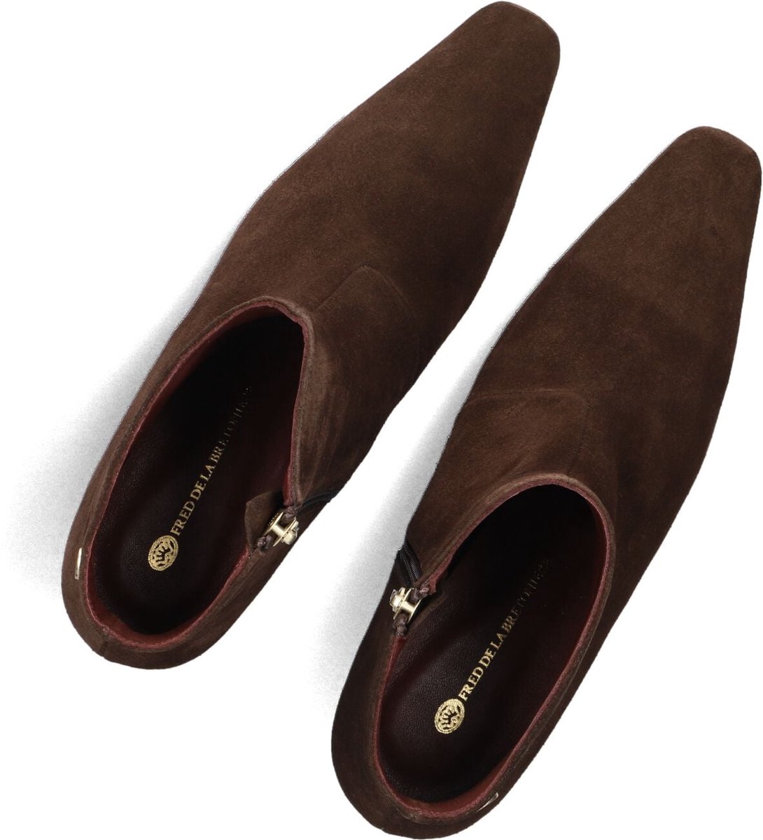 Fred De La Bretoniere - CARA CARLA Ankle Boot Suede Brown - Maat 36