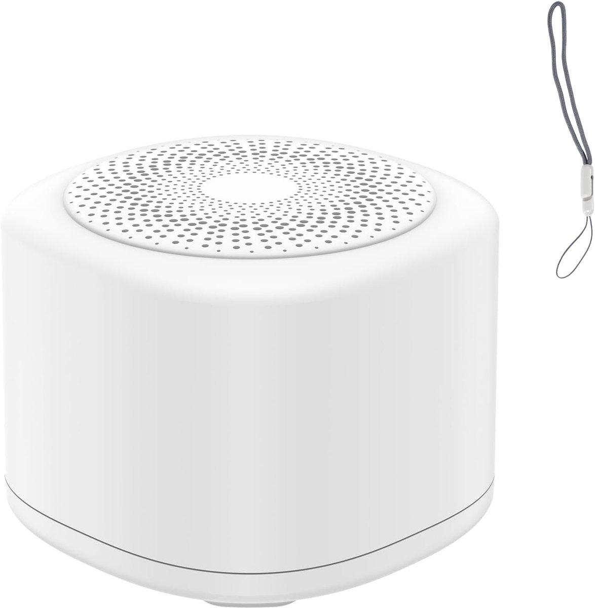 Baby Witruisapparaat – Witte Ruis – 20 Inslapgeluiden & Nachtlampje | Draagbare Geluidsmachine met Ingebouwd Geheugen – voor Zachte Muziek, Oceaan Golven (USB-C)