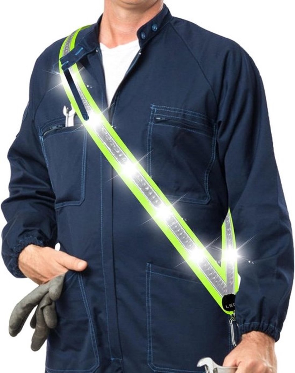 Veiligheidsgordel met LED Verlichting voor Hardlopen en Buitenactiviteiten