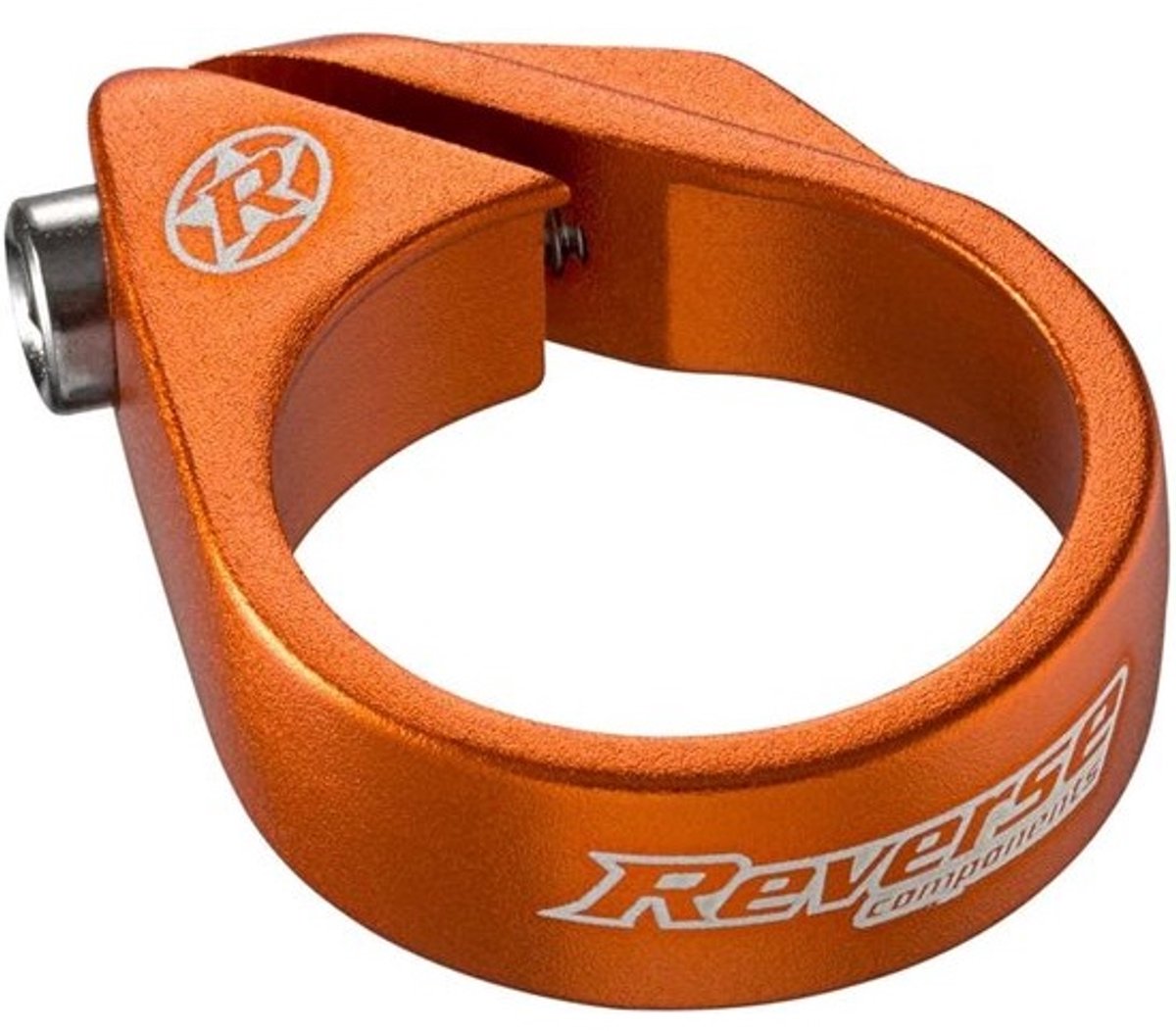 Zadelklem - Onderdeel Fiets - Zadel Bevestigen - AL 7075 Materiaal - 34.9 mm - Oranje