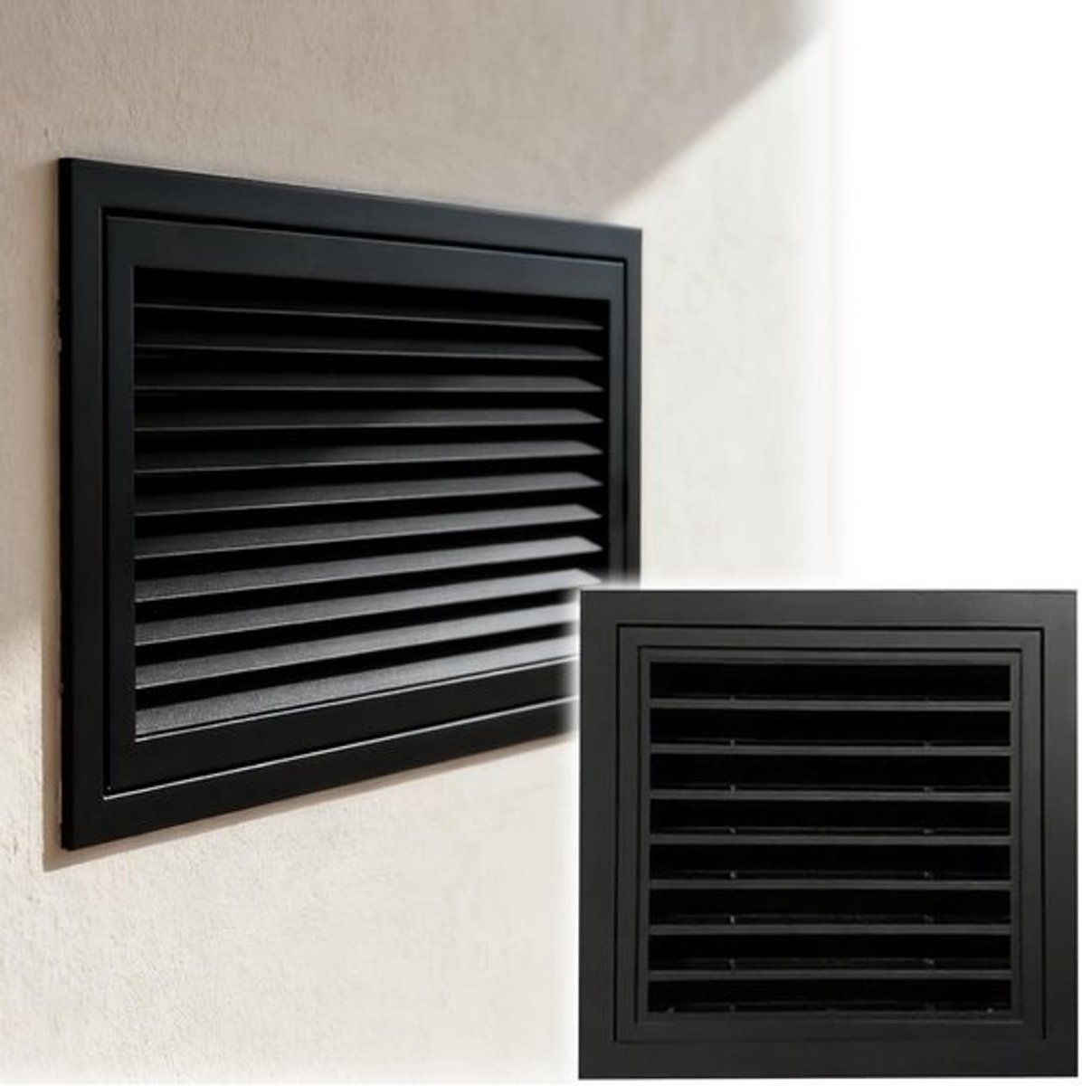 Afdekplaat Wandgaten - Toegangspaneel Inspectiedeur - Onderhoud Muren Plafonds - Verborgen Bevestigingen Eenvoudig - 20x20 Inch Instelbaar - Zwart