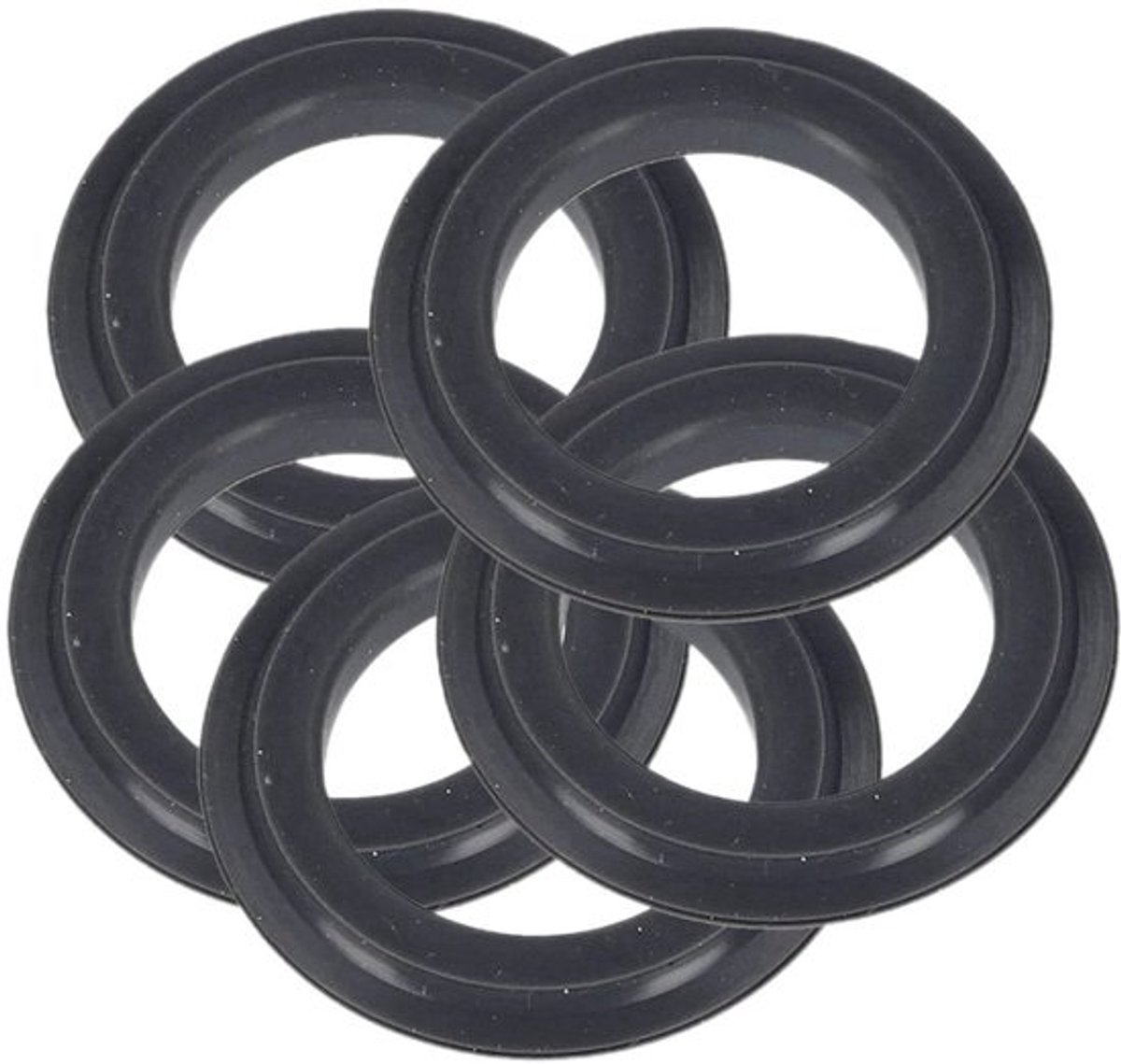10 stuks rubberen afdichtingen voor wasmachine zeefpluggen 78-83 mm transparant