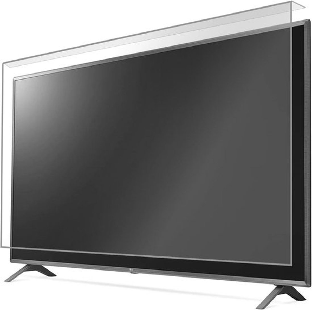 65 Inch Smart TV Schermbeschermer - Transparante Bescherming tegen Schokken en Krassen