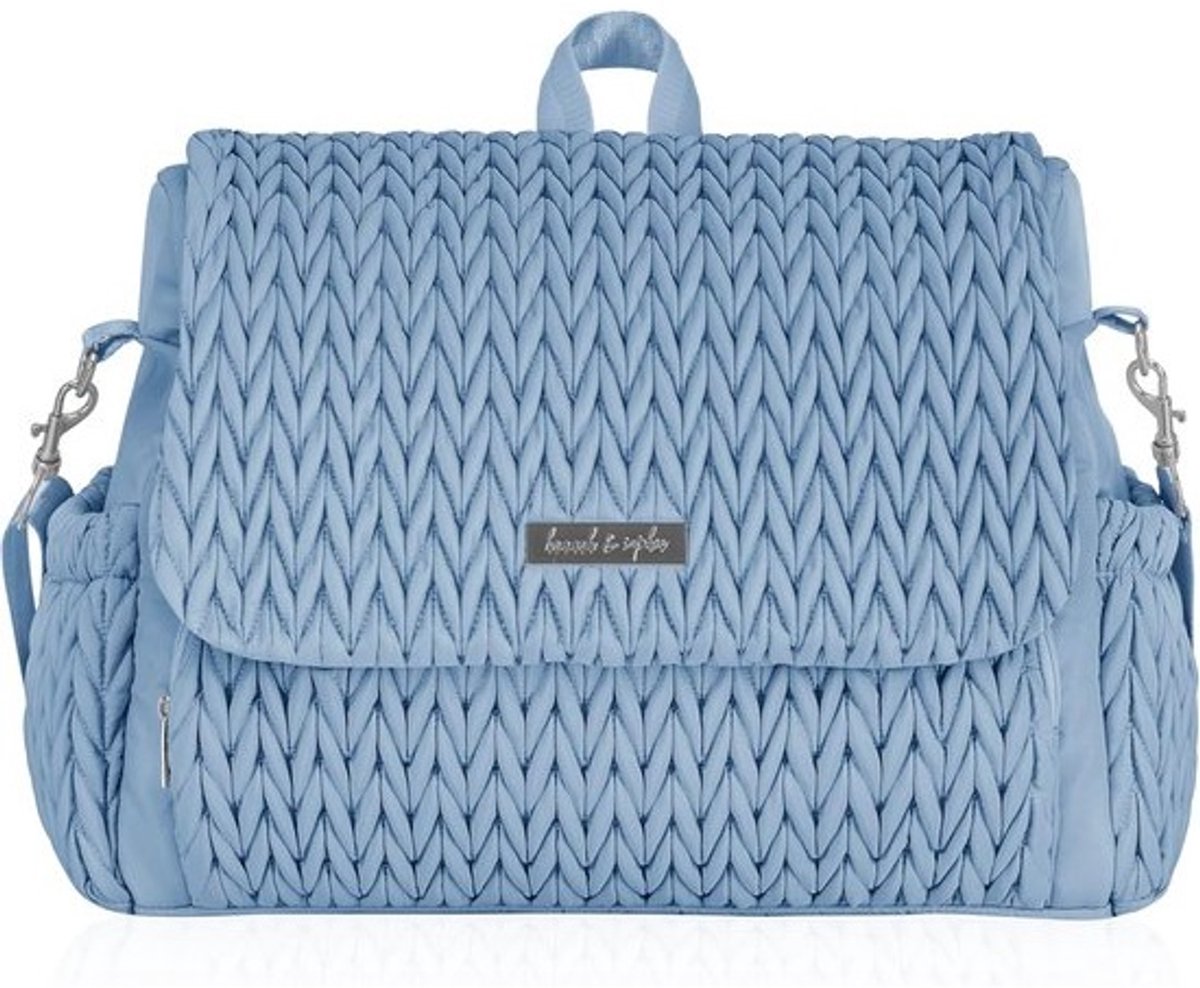 Omkeerbare Luiertas Rugzak en Schoudertas voor Unisex Volwassenen - Moonmist Blauw