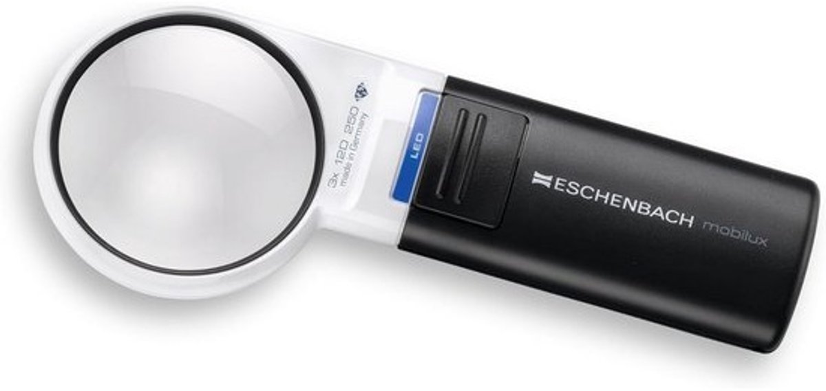 Vergrootglas met LED Verlichting 3x Vergroting Ø 60mm - Mobiel en Compact