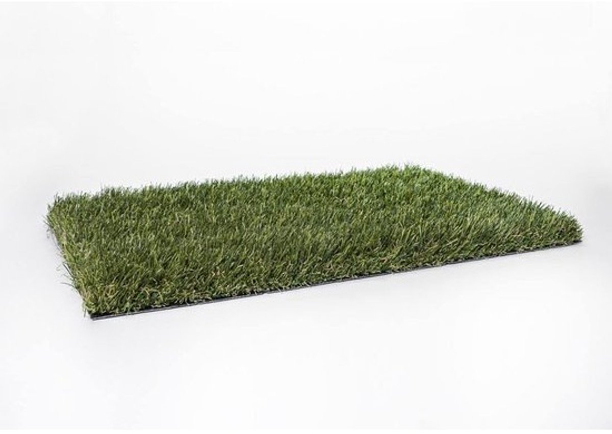 Luxe kunstgras voor tuin en balkon 4 meter lang met 41mm poolhoogte