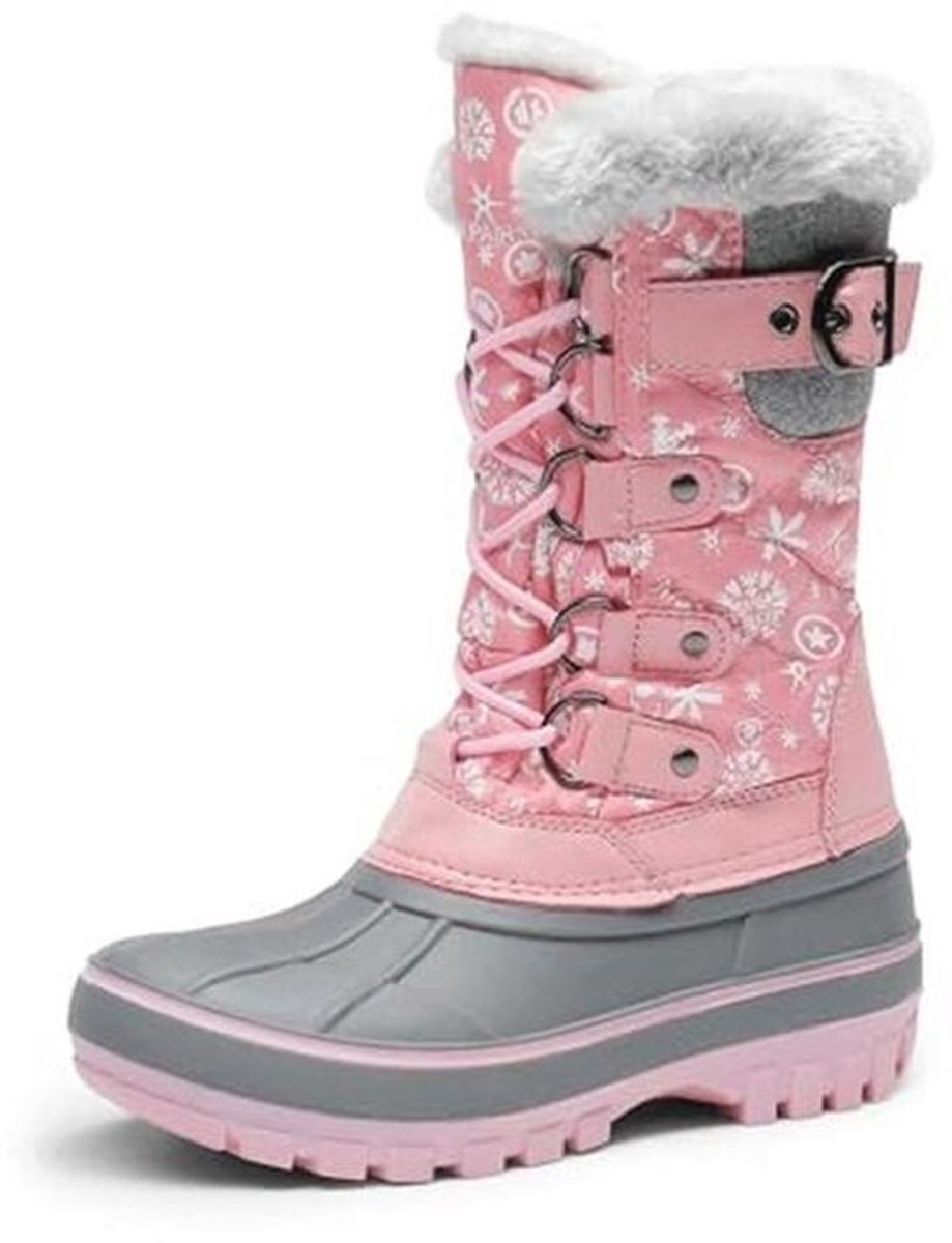 Waterdichte sneeuwboots voor jongens en meisjes - warme, comfortabele en antislip winterschoenen voor peuters en kinderen