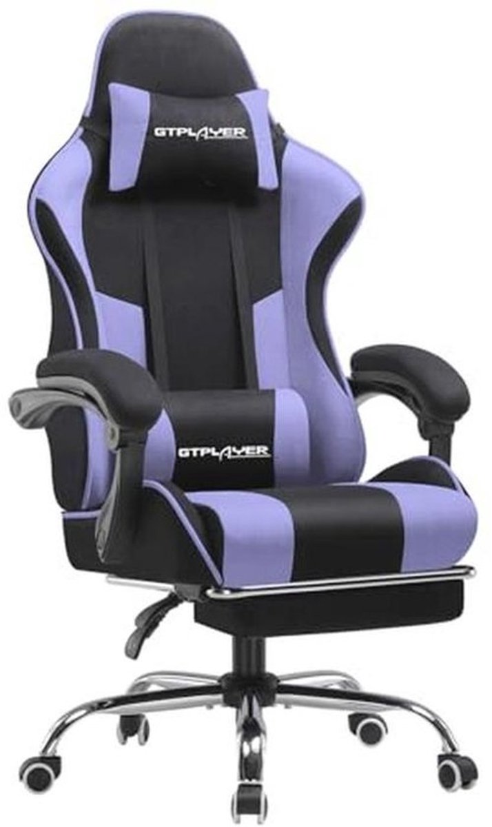 Ergonomische Gamingstoel met Instelbare Rugleuning en Verstelbare Hoogte