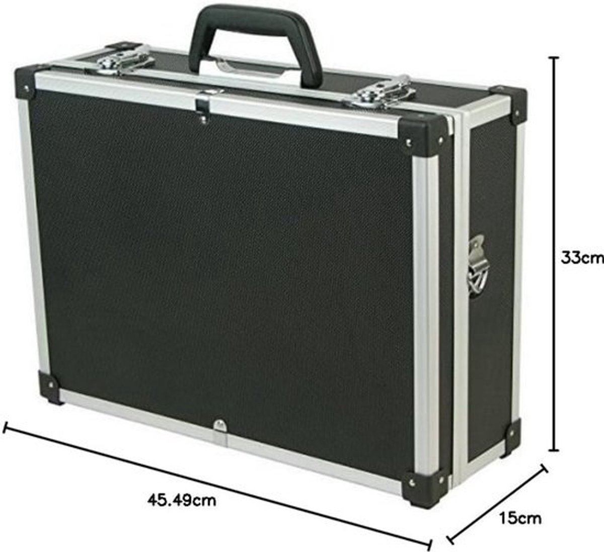 Elektrische Koffer Aluminium Kast voor Gereedschap of Apparatuur 45,5 x 33 x 15 cm