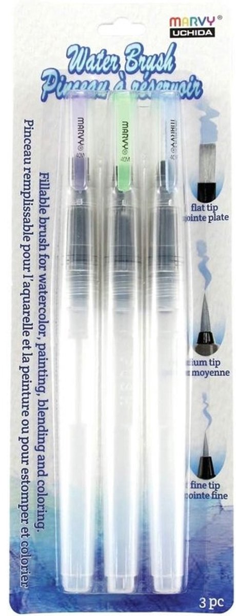 Waterpenseel Set met Zachte Punt voor Schilderen en Tekenen