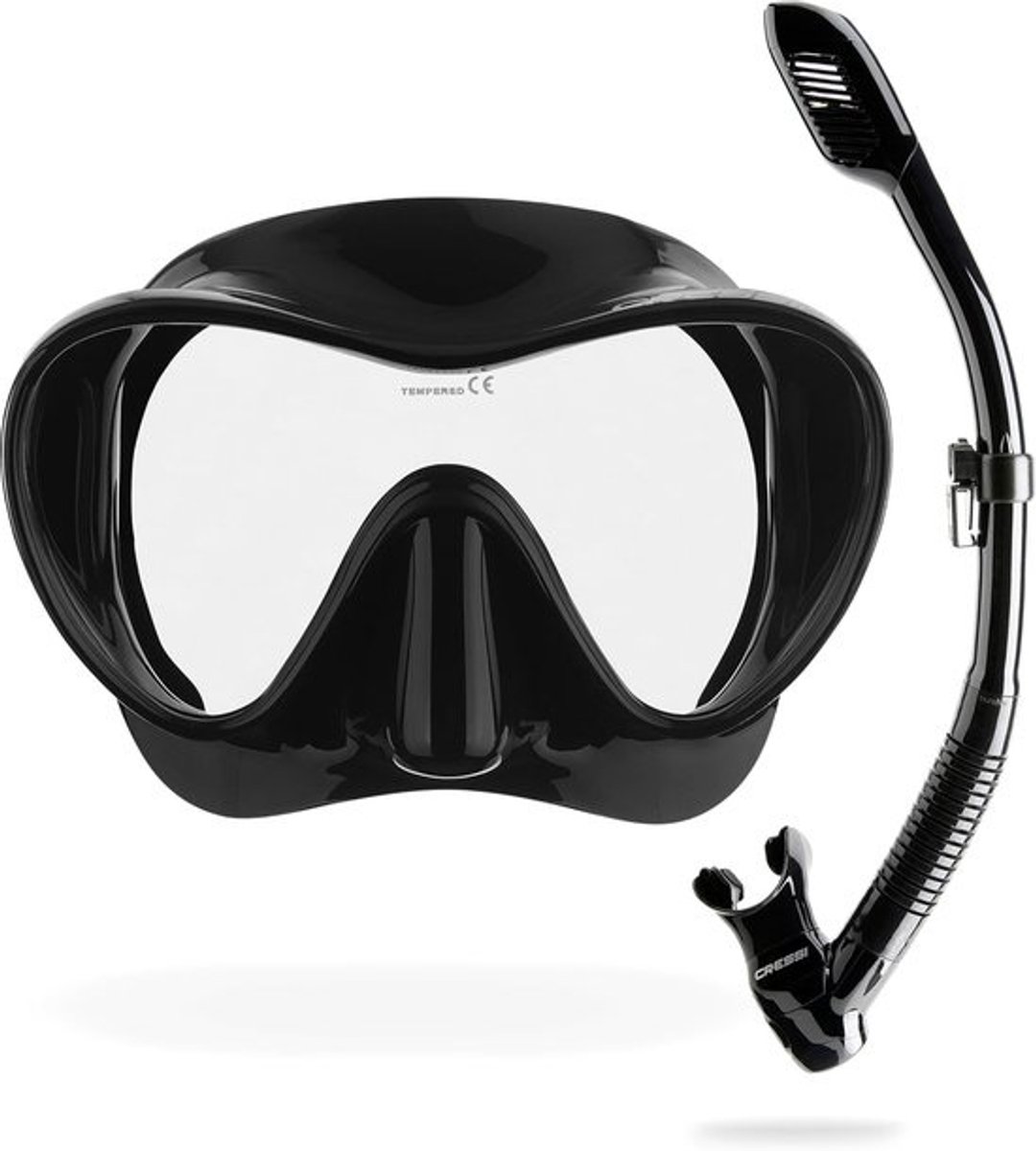 Zwemset Droog Ontwerp - Zwart - Comfortabele Pasvorm voor Zwemmen en Snorkelen