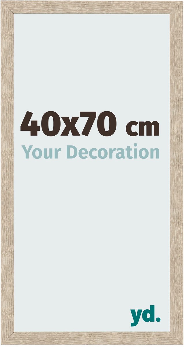 Your Decoration - Fotolijst 40x70 cm - MDF - Sonoma Eiken - Bologna