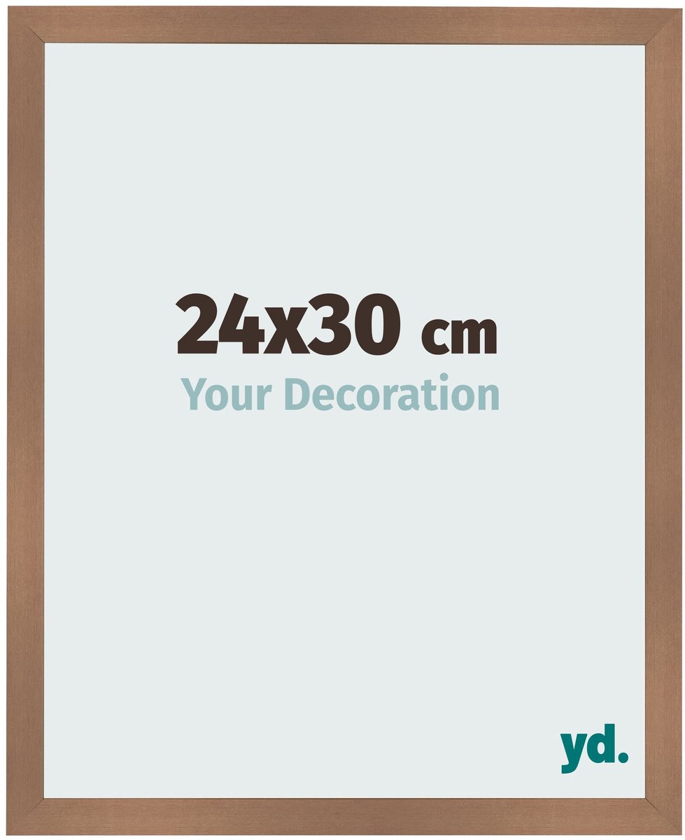Your Decoration - Fotolijst 24x30 cm - MDF - Koper Decor - Bologna