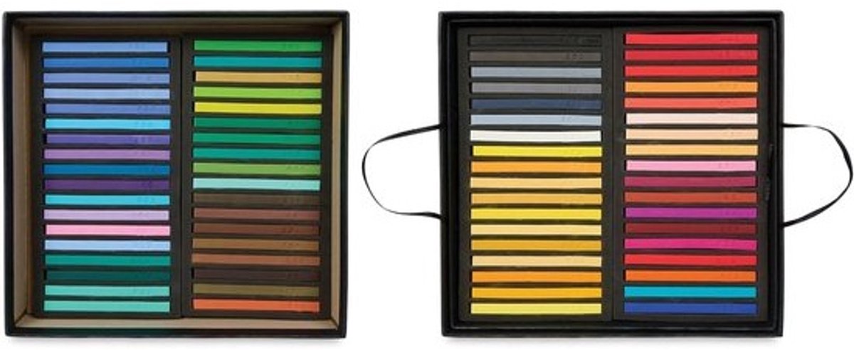 Hard Vierkant Pastels Set van 72 Zacht en Levendig