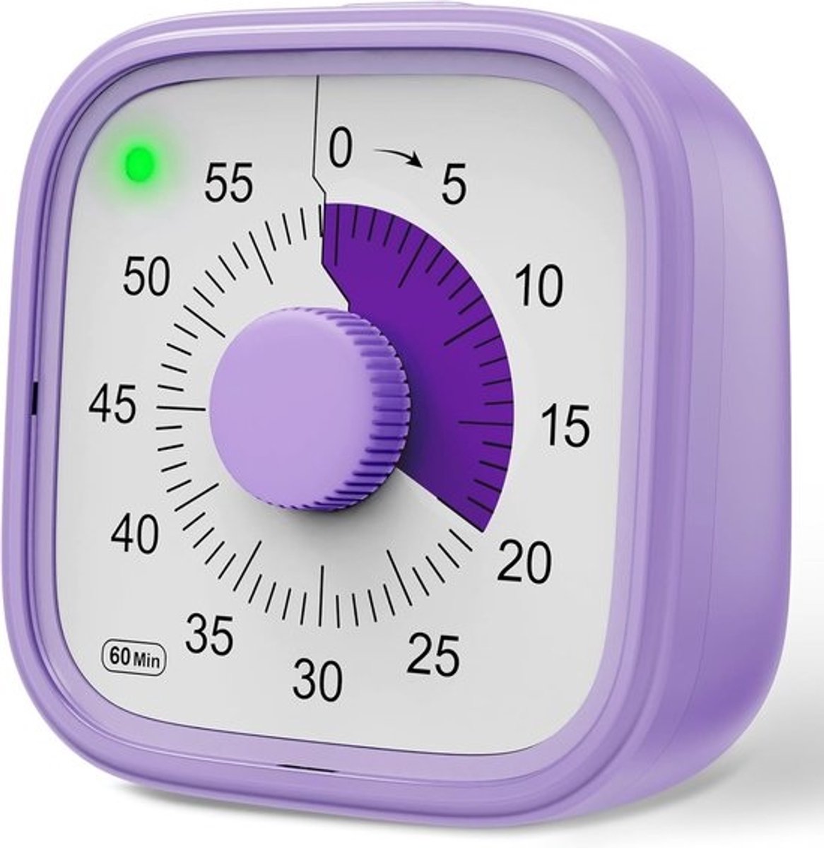 Visuele Timer 60 Minuten Afteltimer voor Kinderen en Volwassenen - Focus & ADHD Hulpmiddel