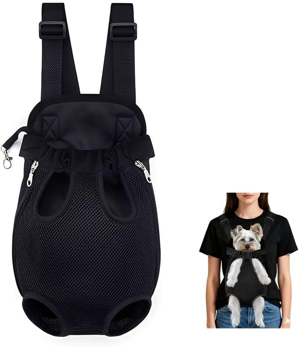 Ademende Huisdier Rugzak voor Honden en Katten: Verstelbare Reistas voor Wandelen