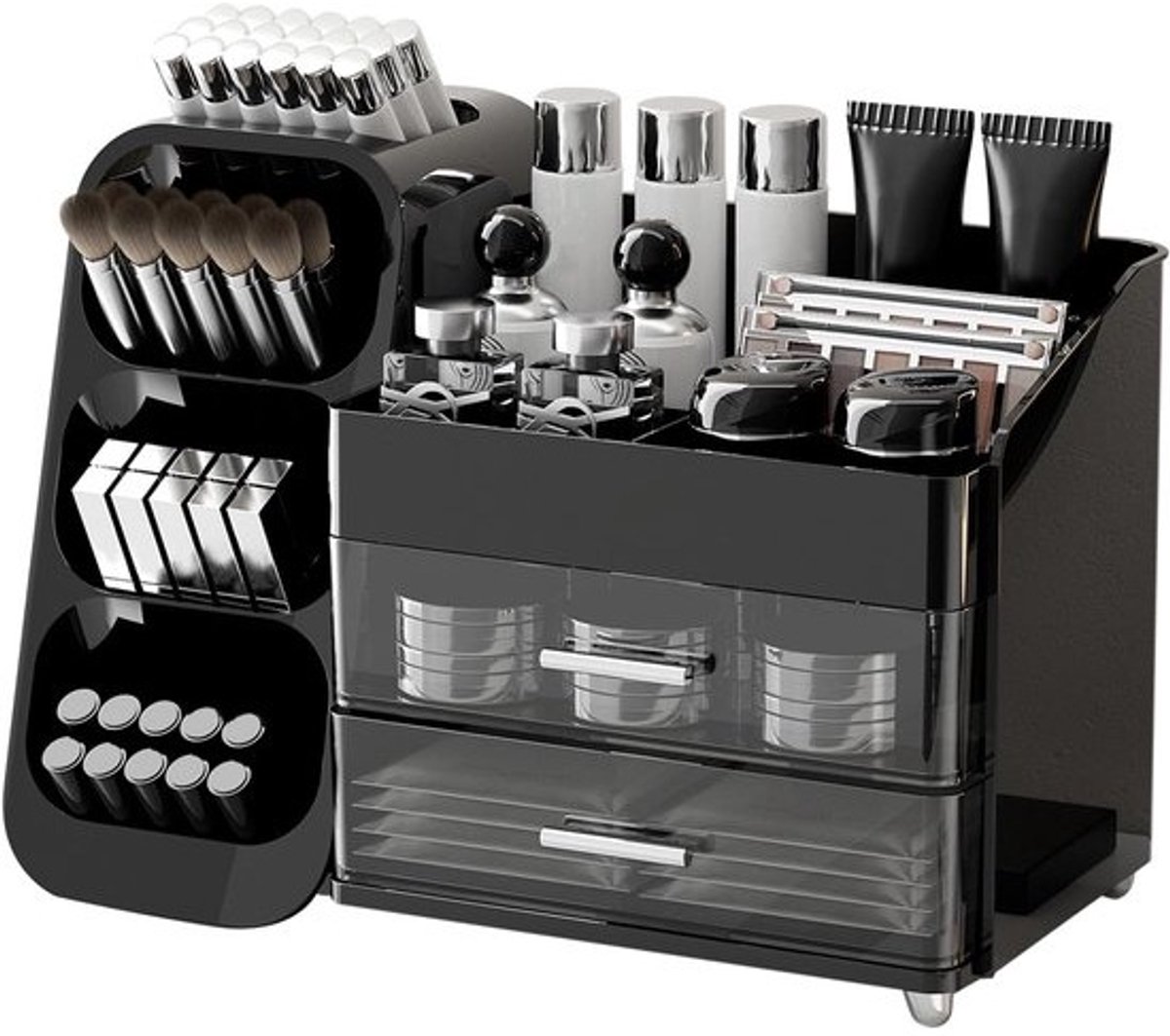 Cosmetica Opberger met 2 Lades voor Make-up en Huidverzorging