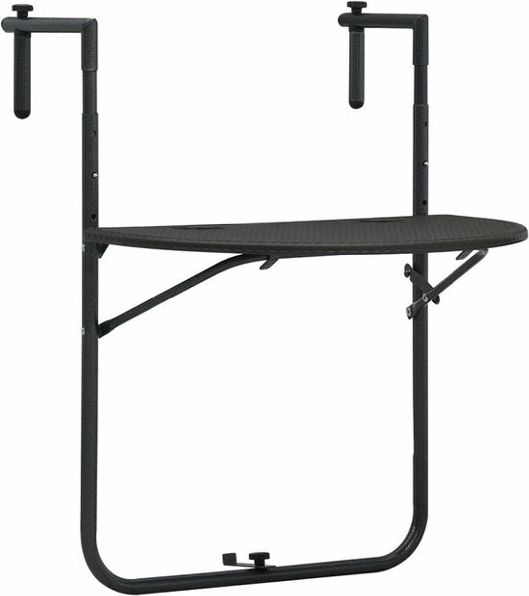 Balkontafel Hangend – Inklapbaar Balkonbar - Hangtafel Voor Aan Het Balkon – Hang tafel Balkon - Vouwtafel - Wandtafel – Balkoncomfort