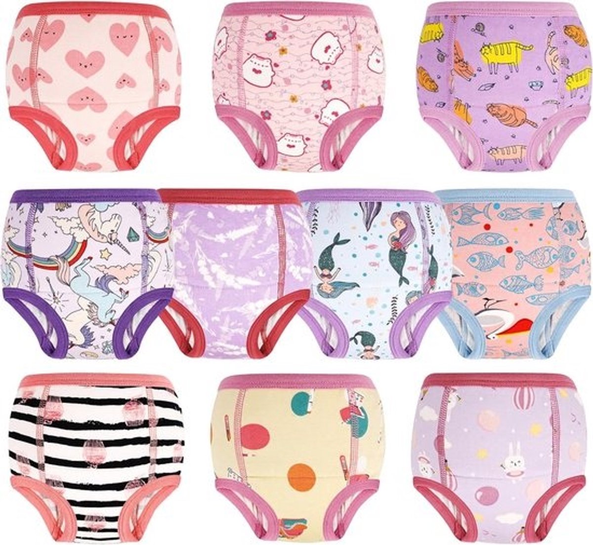 Trainingsbroekje voor Baby's en Kinderen - 10 Stuks - Comfortabel en Huidvriendelijk