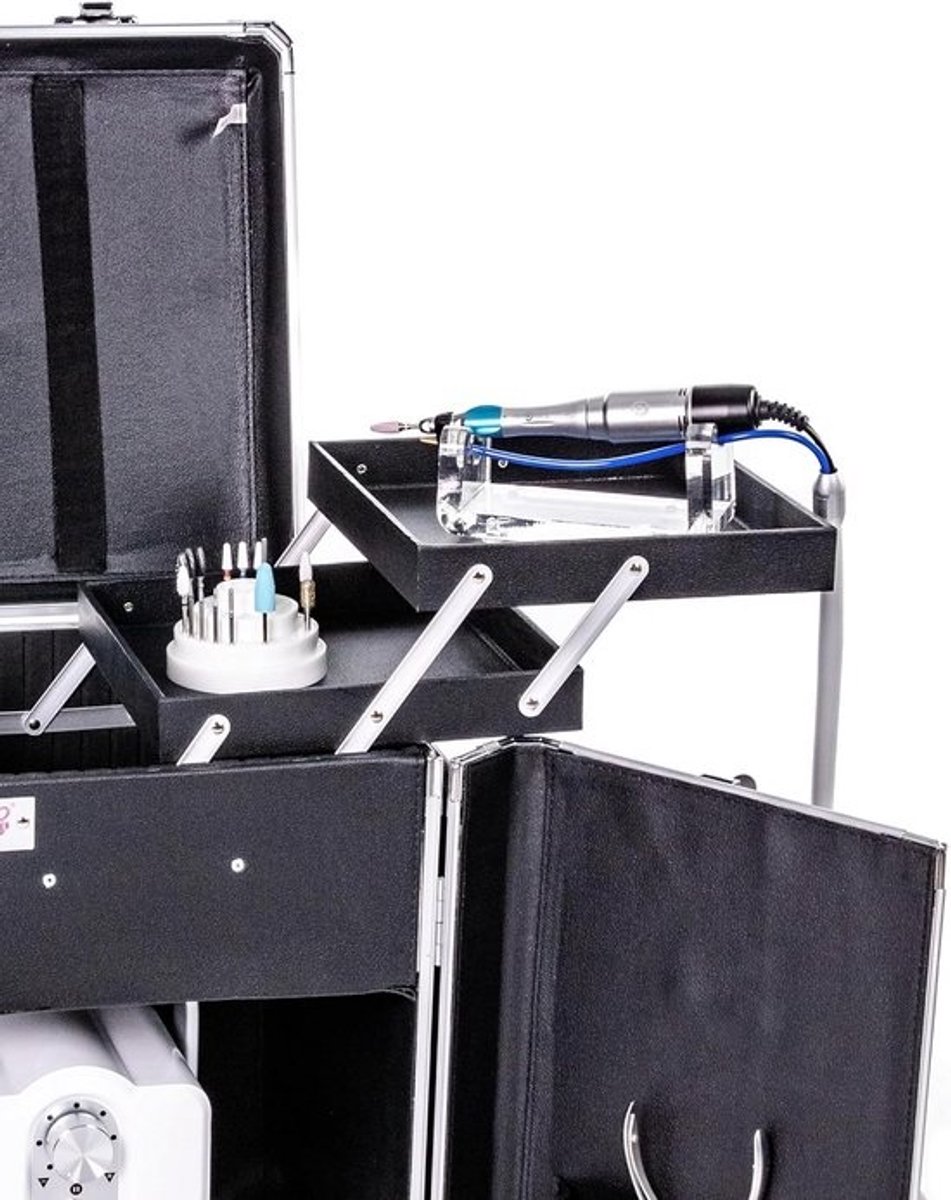 Professionele Voetverzorgingskoffer voor Mobiele Verzorging, Lichtgewicht Trolley Model, Praktisch en Elegant