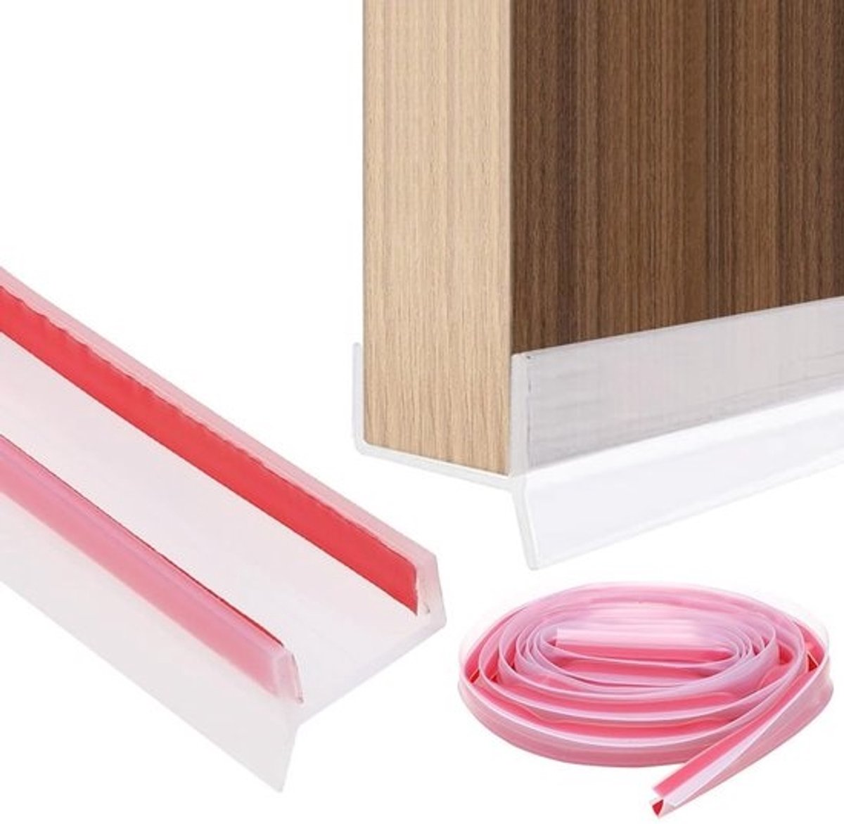 Keuken Plint Afdichting - Zelfklevende Strip - Vocht Bescherming - Flexibel & Aanpasbaar - 3 Meter Lengte - Wit